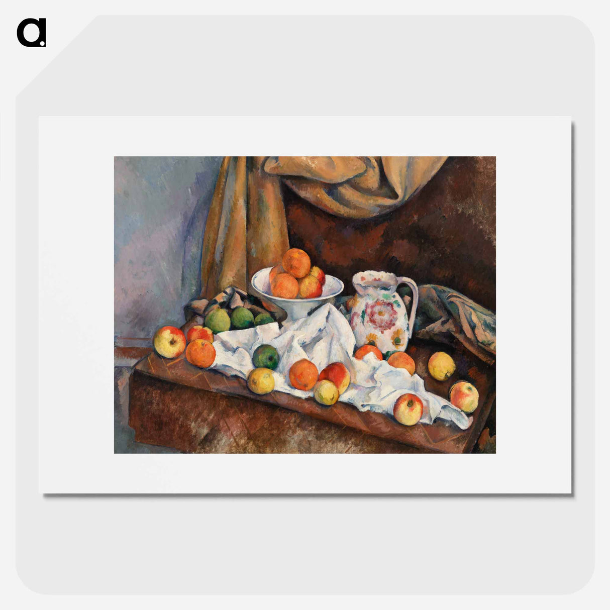 Still Life (Nature morte) - Paul Cezanne Poster.