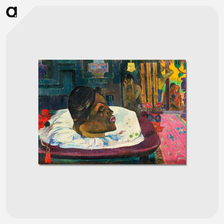 アートポストカード-The Royal End (Arii Matamoe) - ポール ゴーギャン Postcard.