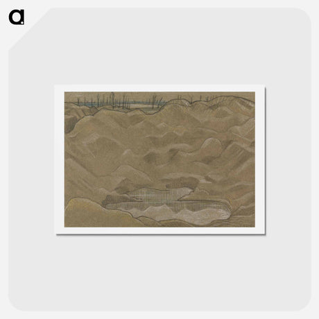 アートポストカード-A Shell Crater - ポール ナッシュ Postcard.