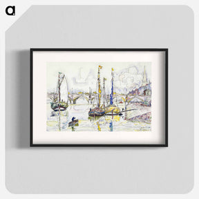 アートポスター-The port of Bordeaux - ポール シニャック Poster.