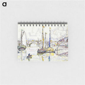 アートメモ帳-The port of Bordeaux - ポール シニャック Memo.