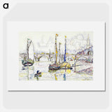 The port of Bordeaux - Paul Signac Poster.