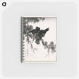 アートメモ帳-Eastern Rook and Cypress on New Moon
 - 鳥類図鑑 Memo.