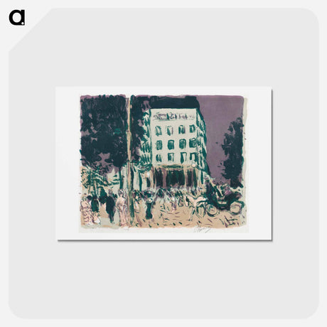 アートポストカード-The Boulevards
 - ピエール ボナール Postcard.