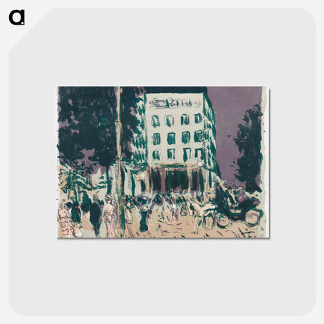 アートポストカード-The Boulevards
 - ピエール ボナール Postcard.