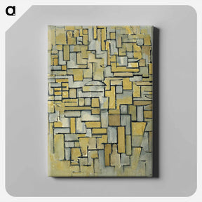 アートパネル-Composition in Brown and Gray - ピエト モンドリアン Canvas.