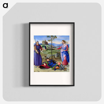 An Allegory (Vision of a Knight) - ラファエロ サンティ Poster.