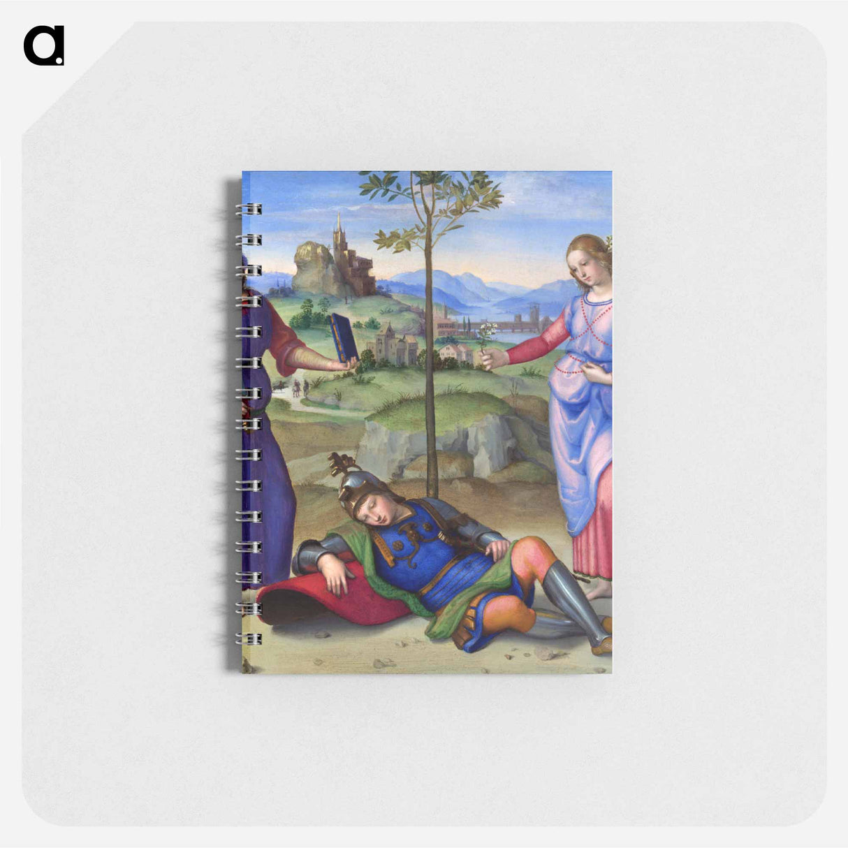 An Allegory (Vision of a Knight) - ラファエロ サンティ Memo.