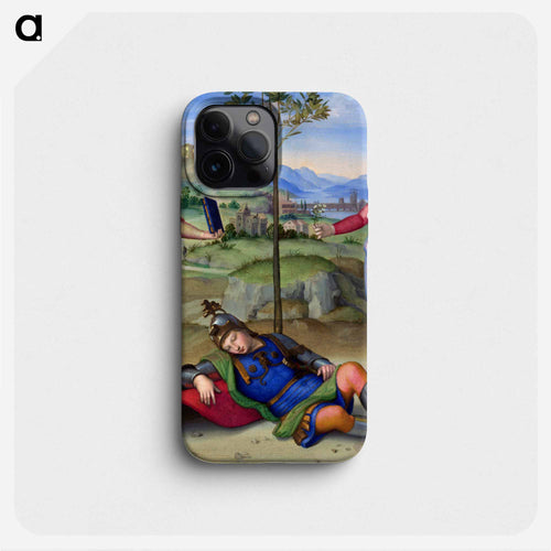 An Allegory (Vision of a Knight) - ラファエロ サンティ Phone Case.