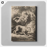 アートパネル-Saint Jerome Reading - レンブラント ファン レイン Canvas.
