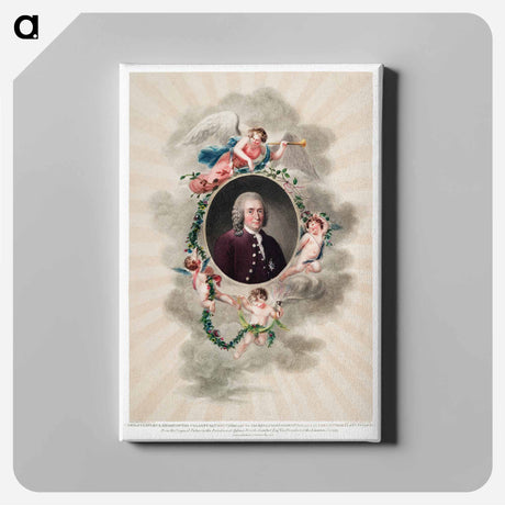 アートパネル-Carl Linnaeus from The Temple of Flora
 - ロバート ジョン ソーントン Canvas.