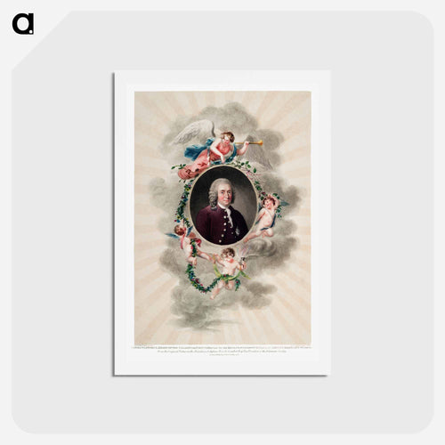 Carl Linnaeus from The Temple of Flora
 - Robert John Thornton Postcard.