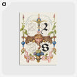 アートポストカード-Guide for Constructing the Letters r and s from Mira Calligraphiae Monumenta
 - 書道のお手本 Postcard.