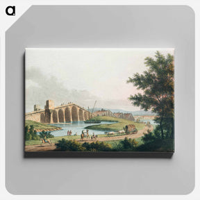 アートパネル-Ponte grande - オスマン帝国領内の景色 Canvas.