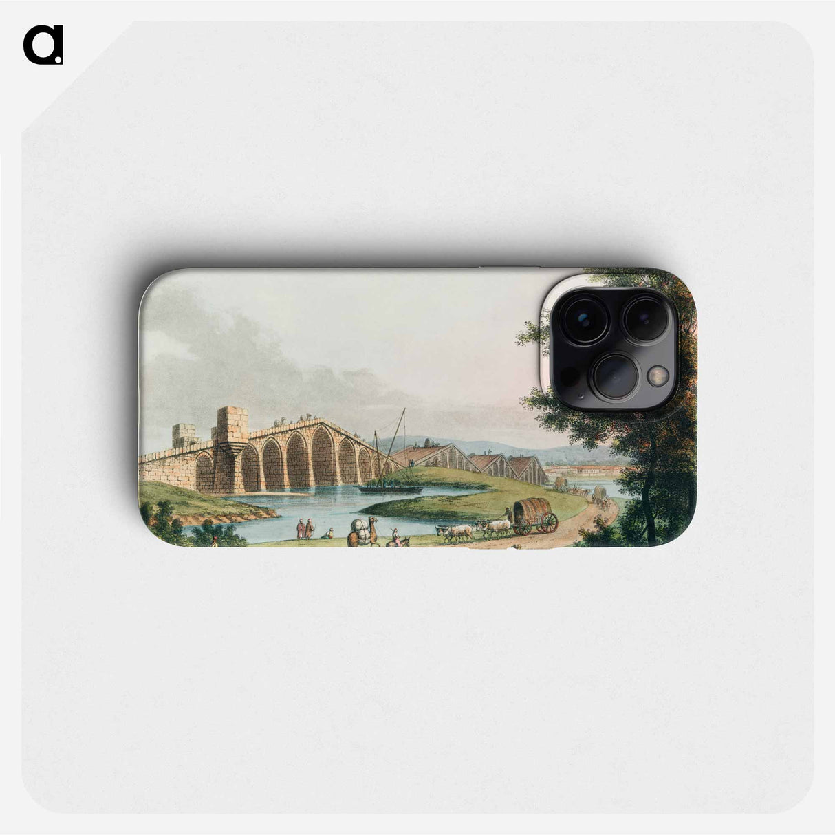 Ponte grande - View of the Ottoman Empire Phone Case.