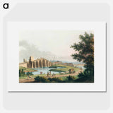Ponte grande - View of the Ottoman Empire Poster.
