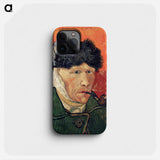 Self-Portrait with Bandaged Ear and Pipe - Vincent van Gogh Phone Case.