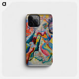 W. Kandinsky - Bild mit rotem Fleck - ワシリー カンディンスキー Phone Case.