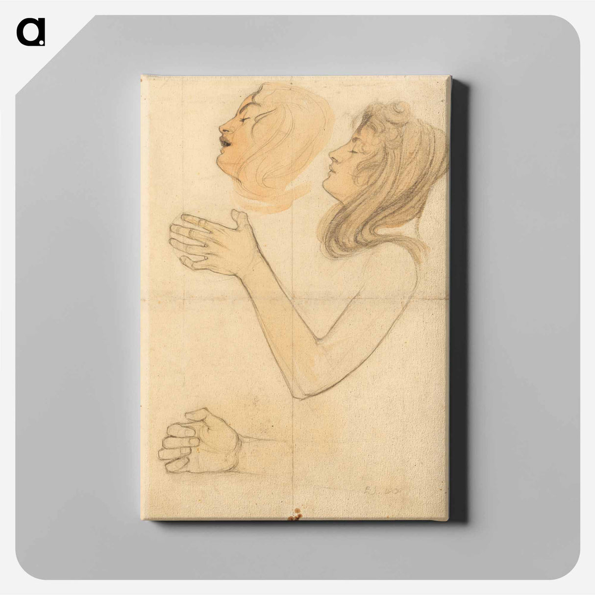アートパネル-Studies by the Artist's Sister
 - ウィーン博物館 Canvas.