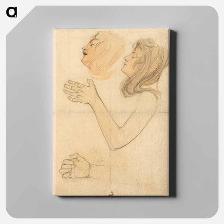 アートパネル-Studies by the Artist's Sister
 - ウィーン博物館 Canvas.
