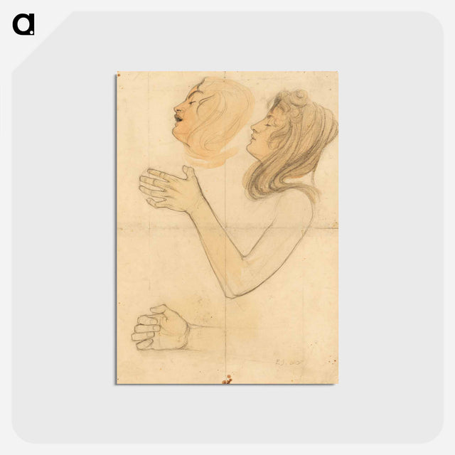 アートポストカード-Studies by the Artist's Sister
 - ウィーン博物館 Postcard.