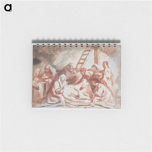 Three studies of gesticulating Neapolitan fishermen - Wilhelm Marstrand Memo.