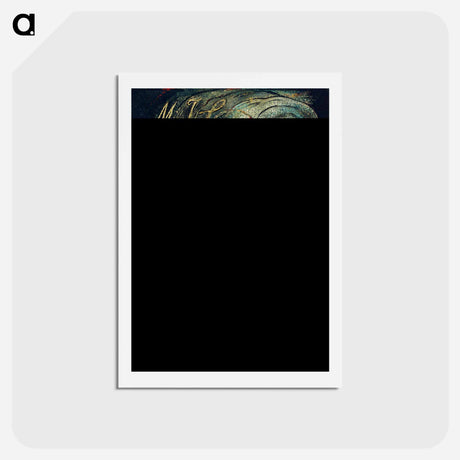 アートポストカード-Milton: a Poem, To Justify the Ways of God to Men - ウィリアム ブレイク Postcard.