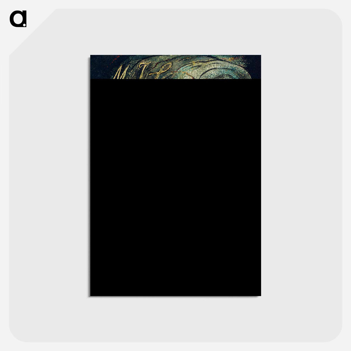 アートポストカード-Milton: a Poem, To Justify the Ways of God to Men - ウィリアム ブレイク Postcard.