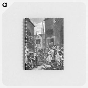 アートメモ帳-Times of the Day, Noon - ウィリアム ホガース Memo.