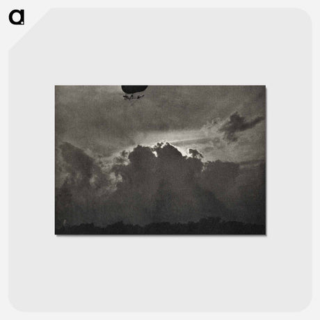 アートポストカード-A Dirigible - アルフレッド スティーグリッツ Postcard.
