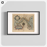 Exquisita & magno aliquot mensium periculo lustrata et iam retecta Freti Magellanici facies - アンティーク地図 Poster.