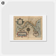 アートポストカード-Exquisita & magno aliquot mensium periculo lustrata et iam retecta Freti Magellanici facies - アンティーク地図 Postcard.
