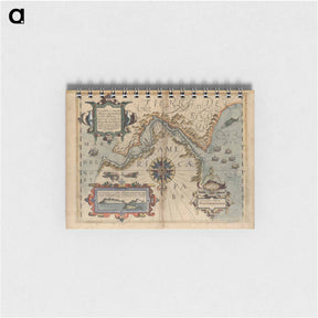 アートメモ帳-Exquisita & magno aliquot mensium periculo lustrata et iam retecta Freti Magellanici facies - アンティーク地図 Memo.