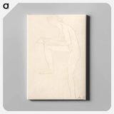 Sketch for Figure on Whistler Monument - オーギュスト ロダン Canvas.