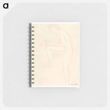 Sketch for Figure on Whistler Monument - オーギュスト ロダン Memo.
