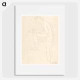 Sketch for Figure on Whistler Monument - Auguste Rodin Poster.