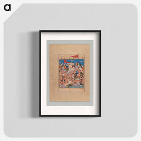 アートポスター-Rustam Confronts Ashkabus
 - バーンズ・コレクション Poster.
