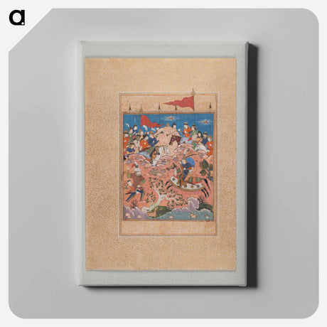 アートパネル-Rustam Confronts Ashkabus
 - バーンズ・コレクション Canvas.
