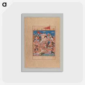 アートポストカード-Rustam Confronts Ashkabus
 - バーンズ・コレクション Postcard.