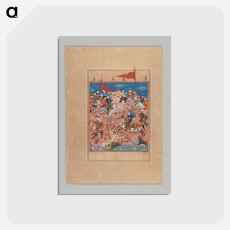 アートポストカード-Rustam Confronts Ashkabus
 - バーンズ・コレクション Postcard.