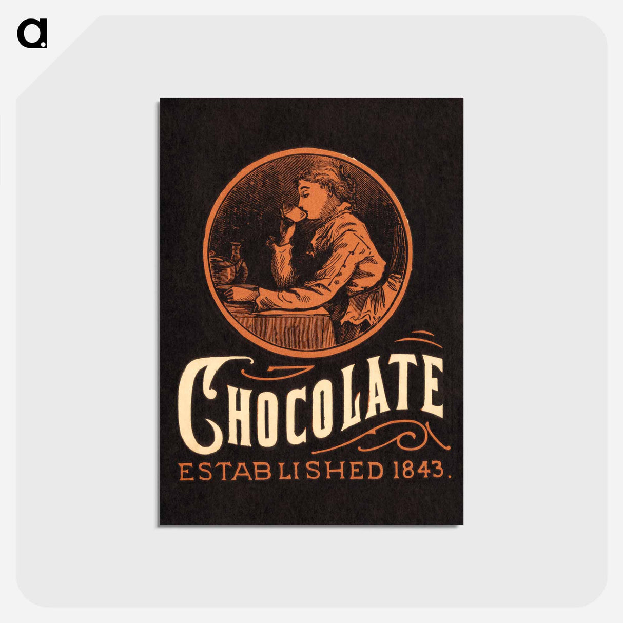 アートポストカード-Webb's Chocolate
 - ボストン公共図書館 Postcard.