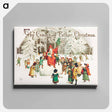アートパネル-Santa Claus with Children Illustration
 - 大英図書館 Canvas.