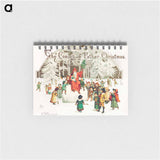 アートメモ帳-Santa Claus with Children Illustration
 - 大英図書館 Memo.