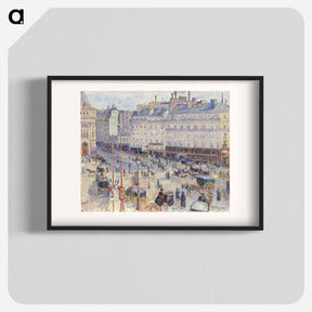 アートポスター-The Place du Havre, Paris - カミーユ ピサロ Poster.