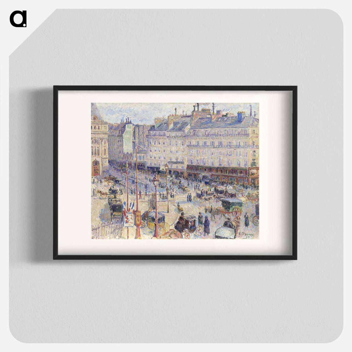 The Place du Havre, Paris - Camille Pissarro Poster.