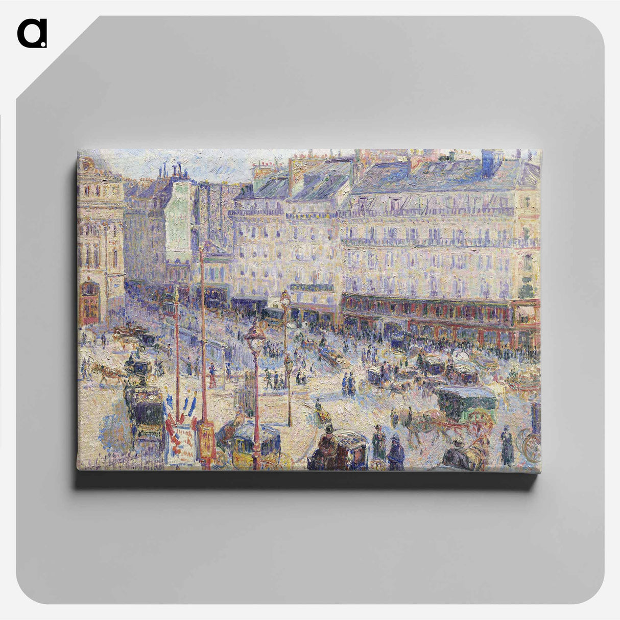 The Place du Havre, Paris - Camille Pissarro Canvas.