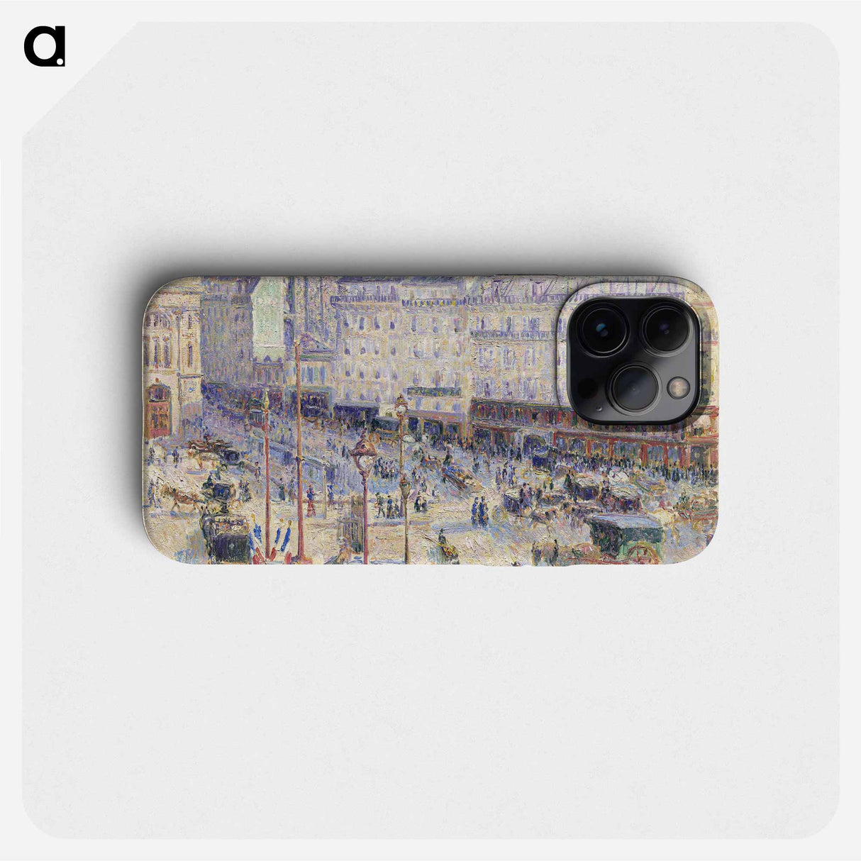 The Place du Havre, Paris - Camille Pissarro Phone Case.