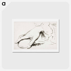 アートポストカード-Hand met rond voorwerp
 - コルネリス プロース ファン アムステル Postcard.