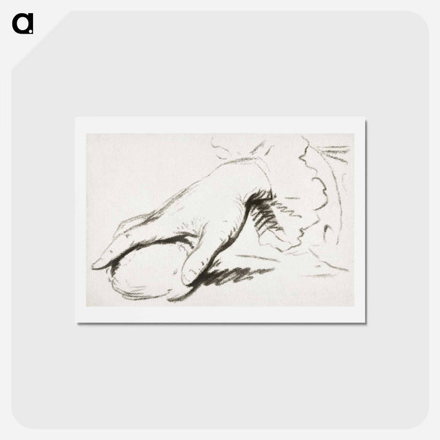 アートポストカード-Hand met rond voorwerp
 - コルネリス プロース ファン アムステル Postcard.