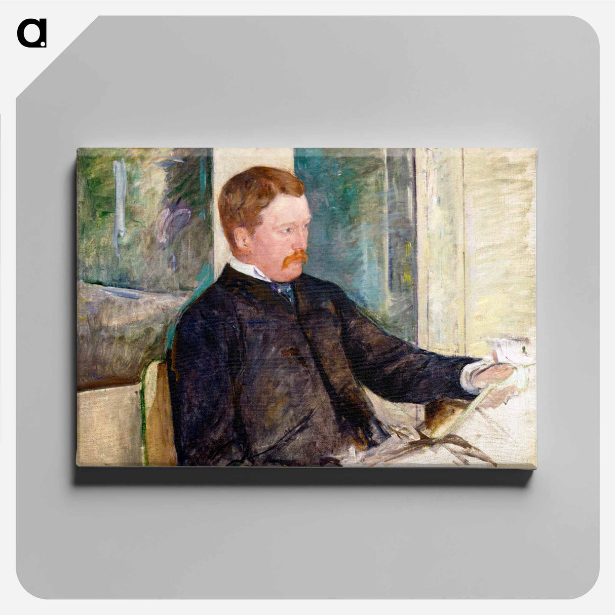 アートパネル-Alexander J. Cassatt Painting
 - デトロイト美術館 Canvas.